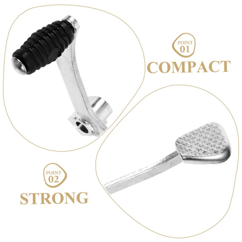 Motorcycle Gear Shift Lever Foot Pedal Replacement For ATV Quad Enhanced Control Comfort Silver - Image 3