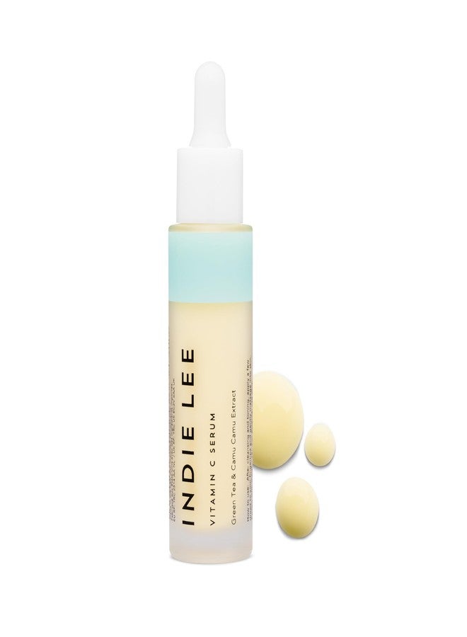 Indie Lee Vitamin C Daily Use Facial Serum - Formulated with CoQ-10, Squalane, Green Tea & Camu Camu Extract - Visibly Brightens, Smooths, & Evens Skin Tone - Helps Balance & Refresh Face (30ml) - Image 1