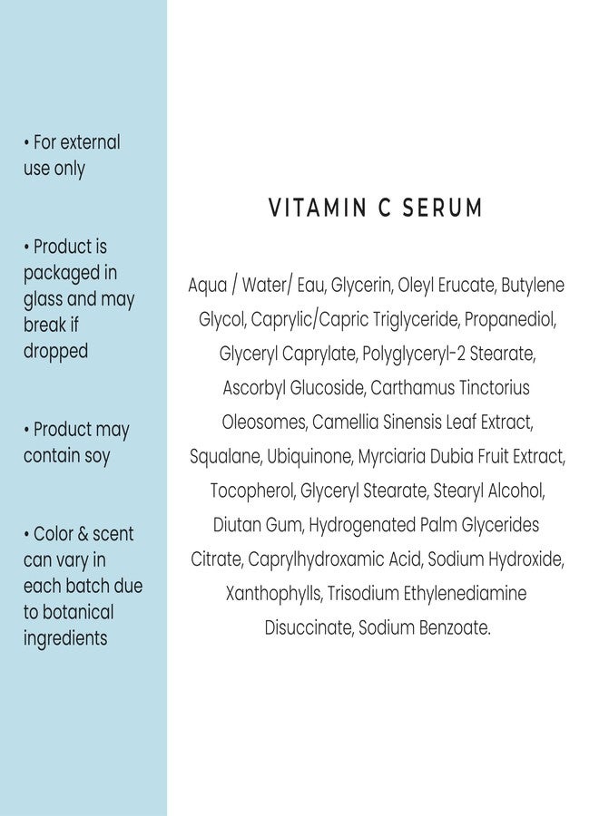 Indie Lee Vitamin C Daily Use Facial Serum - Formulated with CoQ-10, Squalane, Green Tea & Camu Camu Extract - Visibly Brightens, Smooths, & Evens Skin Tone - Helps Balance & Refresh Face (30ml) - Image 5