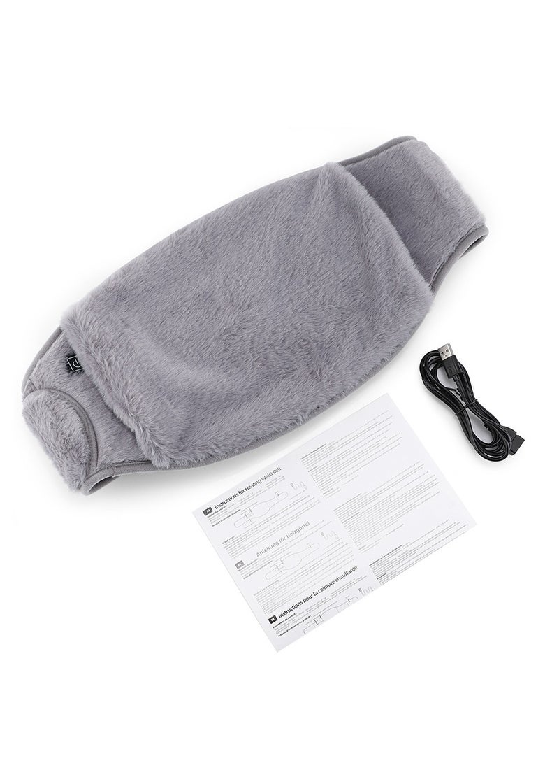 general Heated Waist & Uterus Belt - Plush Hand-Warming Waist Warmer, Multi-Gear Temperature Control, Electric Heating Belt for Cold Protection - Image 5