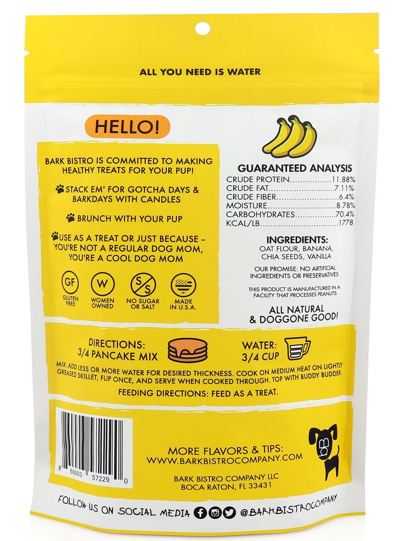 بارك بيسترو بان كيك بوش – بان كيك طبيعية 100٪ للكلاب، مصنوعة في الولايات المتحدة الأمريكية،[ 396 جرام | 14 أونصة] 🐶 - Image 2