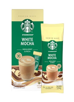 White Mocha Premium Instant Coffee Mix 5 Sticks 24grams