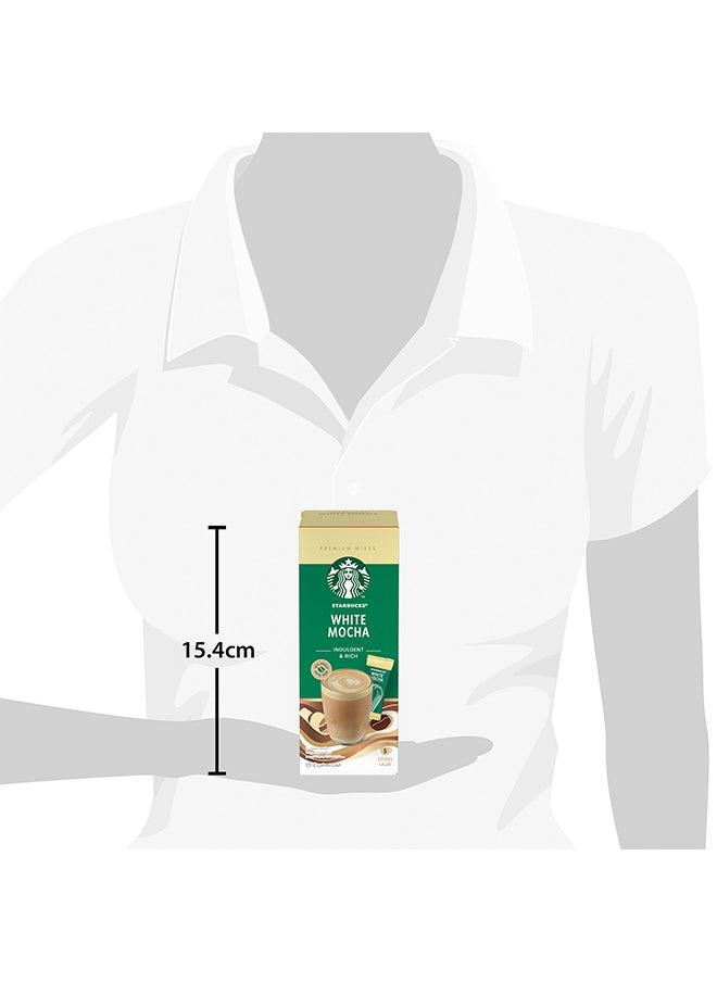 Starbucks - White Mocha Premium Instant Coffee Mix 5 Sticks 24grams - Image 1