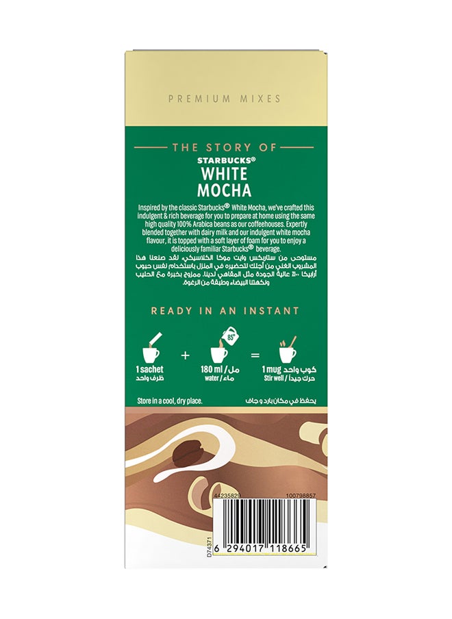 Starbucks - White Mocha Premium Instant Coffee Mix 5 Sticks 24grams - Image 1