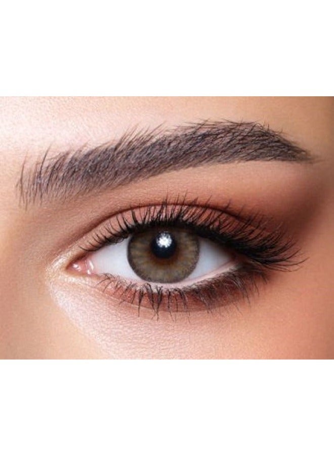 Bella Diamond Agate Brown 3 Months Disposable Colored Contact Lenses Unisex Cosmetic Contact Lenses - Image 1