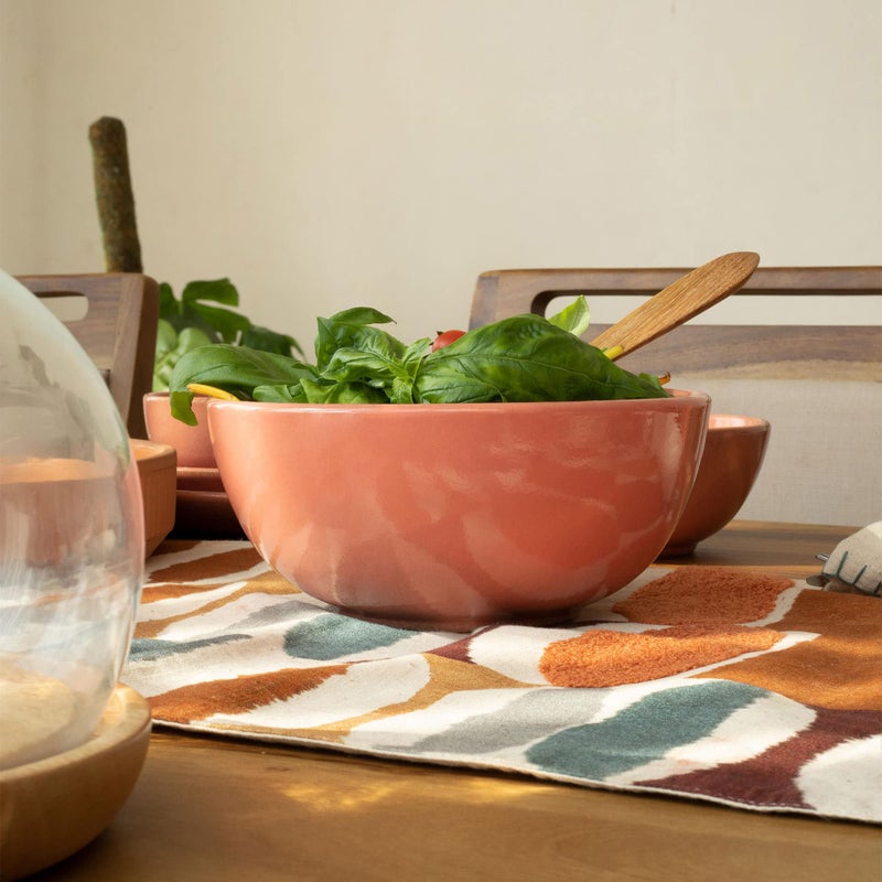 Ellementry Rustic Reef Ceramic Serving Bowl - Image 3