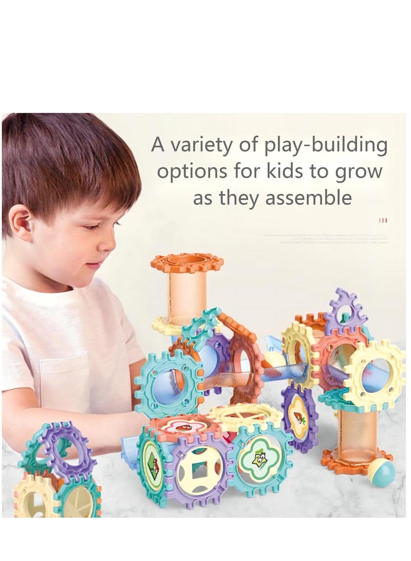 Ramadan Gift 186pcs 3D Marble Run STEM Building Blocks | Educational Puzzle Toy for Kids 3-12 | Develops Logic & Creativity  - Image 5