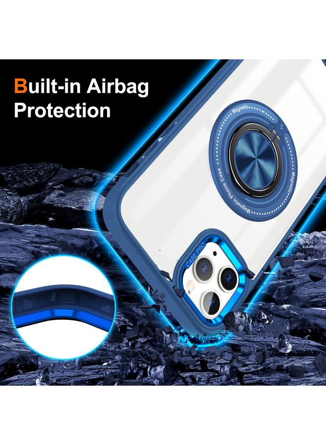 Zaboon Case For iPhone 13 Pro Max Magnetic Rotating Ring Holder Phone Case - Image 3