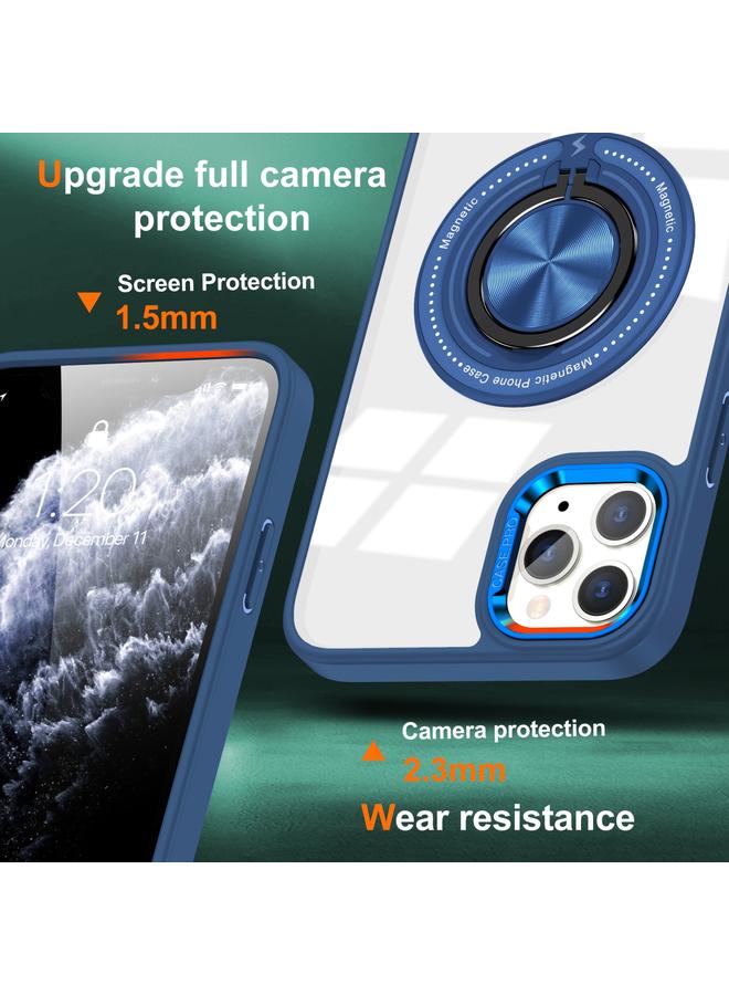 Zaboon Case For iPhone 13 Pro Max Magnetic Rotating Ring Holder Phone Case - Image 2