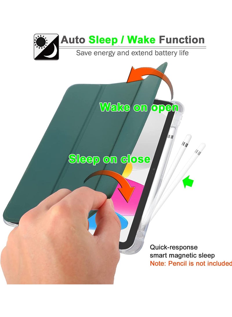 Rock Pow Case for iPad 10th Generation 10.9 Inch 2022 Built-in Pencil Holder Flexible Back Cover, Trifold Stand, Auto Sleep Wake Rebound - Image 5
