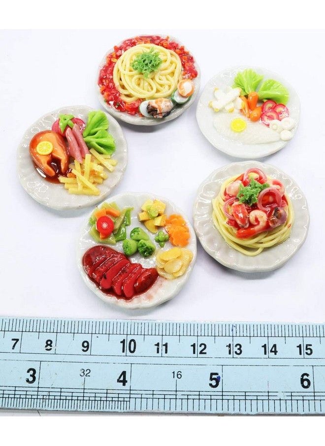 ThaiHonest Mixed 5 Assorted Spaghetti And Steak Dollhouse Miniature Food Tiny Food  - Image 4