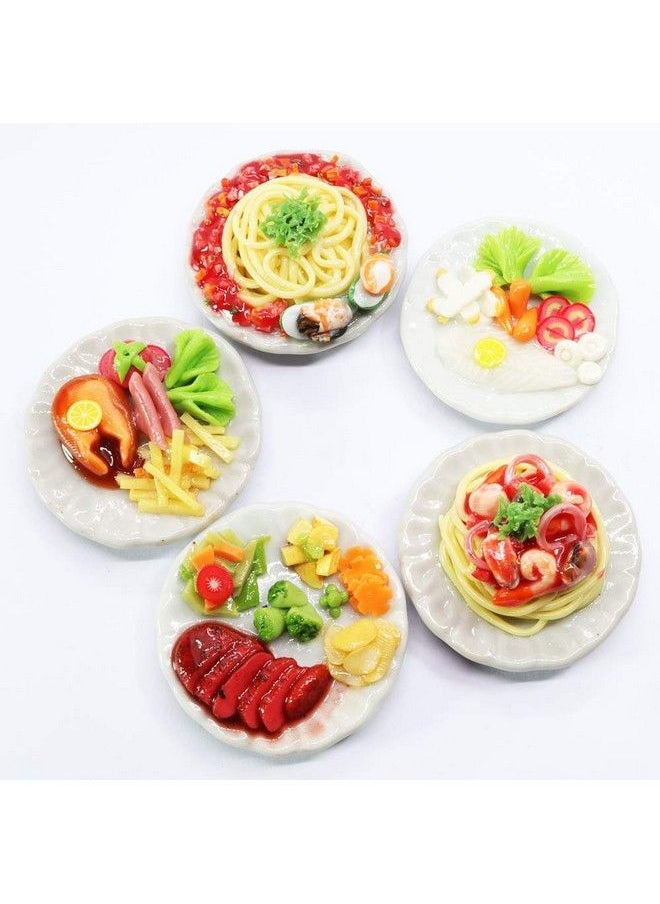 ThaiHonest Mixed 5 Assorted Spaghetti And Steak Dollhouse Miniature Food Tiny Food  - Image 3