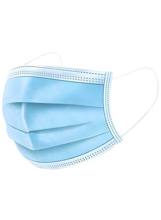 Blue Disposable Face Mask 50's