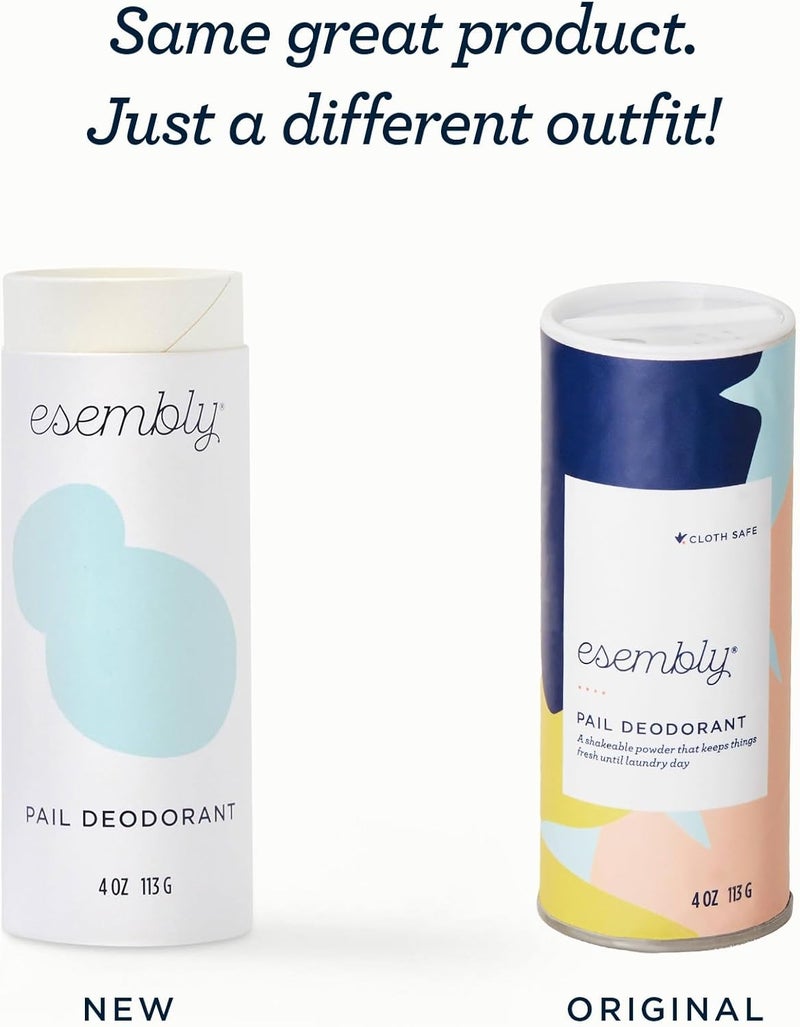 Esembly Pail Deodorant, Shakable Powder Deodorizer for Diaper Pails, Keeps Diapers, Gym Clothes and Dirty Laundry Smelling Fresh, Scents of Rosemary, Lemon and Grapefruit, 4oz - Image 2