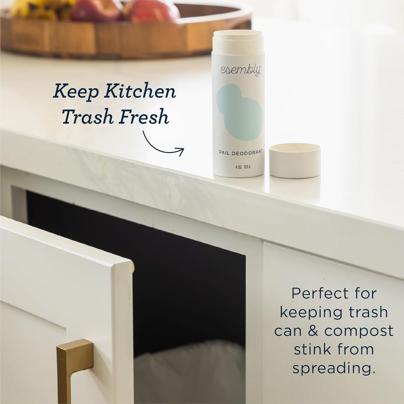 Esembly Pail Deodorant, Shakable Powder Deodorizer for Diaper Pails, Keeps Diapers, Gym Clothes and Dirty Laundry Smelling Fresh, Scents of Rosemary, Lemon and Grapefruit, 4oz - Image 5