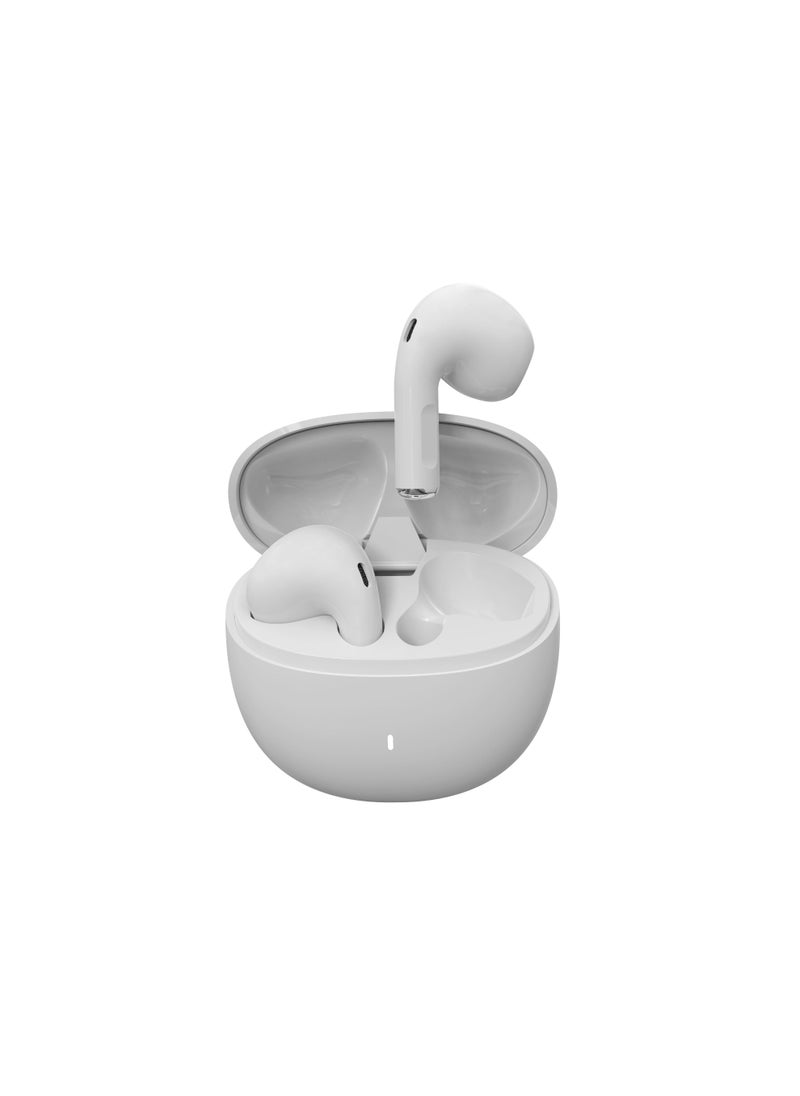 Xcell Xcell Soul17 Signature Wireless Earbuds | 13mm Drivers, Rich Bass, Studio-Quality Sound | 5H Playtime + 100H Standby | Compatible with iOS/Android/Huawei/Laptop | Lightweight, Pocket-Friendly – White  - Image 1