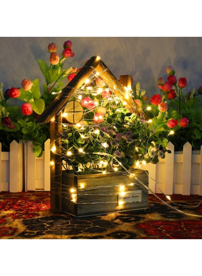 USB Warm White Copper Wire Fairy Lights - 10 Meters 100 LEDs String Lights for Bedroom Home Decor & PartyUSB Warm White Copper Wire Fairy Lights - 10 Meters 100 LEDs String Lights for Bedroom Home Decor & Party - Image 2