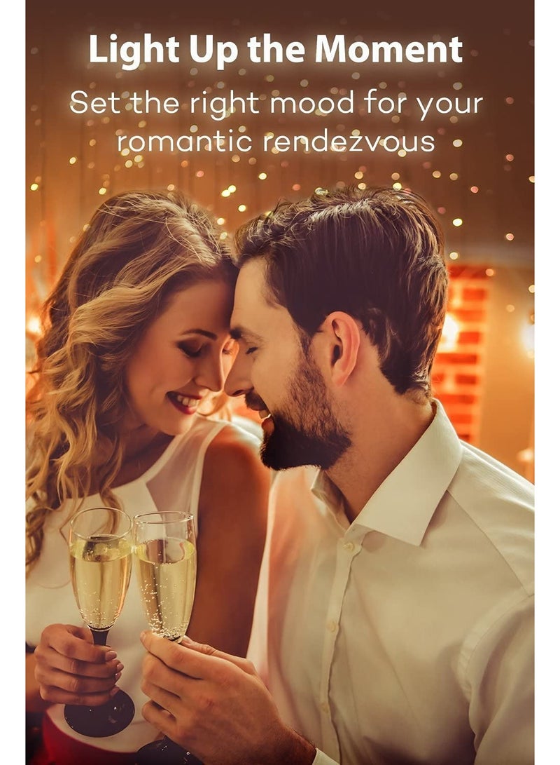 USB Warm White Copper Wire Fairy Lights - 10 Meters 100 LEDs String Lights for Bedroom Home Decor & PartyUSB Warm White Copper Wire Fairy Lights - 10 Meters 100 LEDs String Lights for Bedroom Home Decor & Party - Image 5