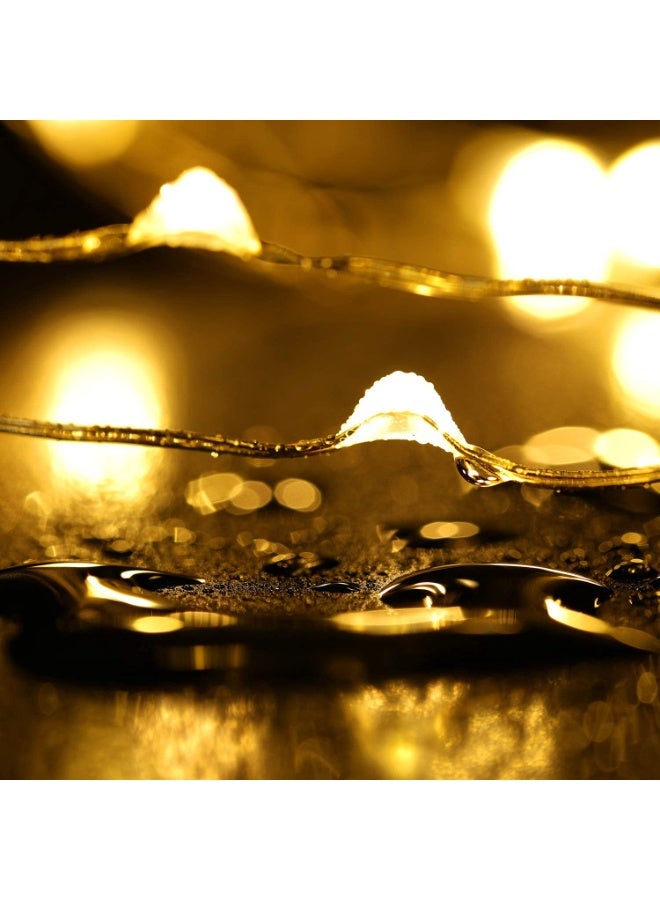 USB Warm White Copper Wire Fairy Lights - 10 Meters 100 LEDs String Lights for Bedroom Home Decor & PartyUSB Warm White Copper Wire Fairy Lights - 10 Meters 100 LEDs String Lights for Bedroom Home Decor & Party - Image 4