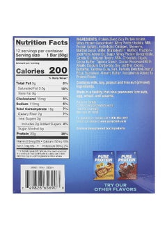 Pure Protein Pure Protein, Gluten Free Bar, Chewy Chocolate Chip, 12 Bars, 1.76 oz (50 g) Each  - Image 2