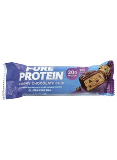 Pure Protein Pure Protein, Gluten Free Bar, Chewy Chocolate Chip, 12 Bars, 1.76 oz (50 g) Each  - Image 3