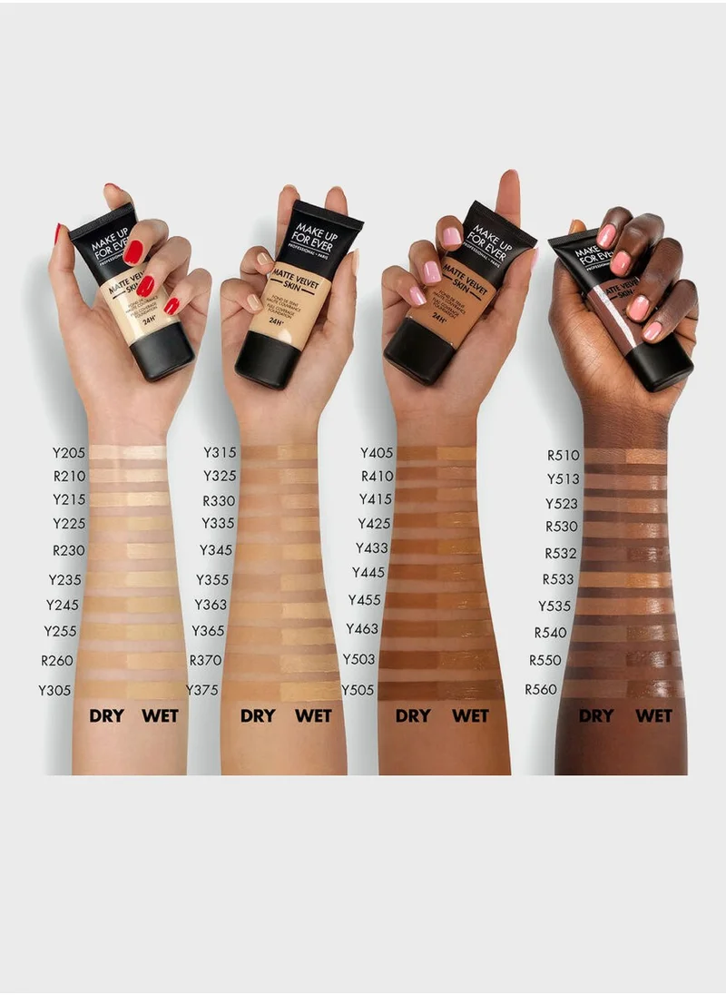 MAKE UP FOR EVER Matte Velvet Skin Liquid - Y255 Flesh