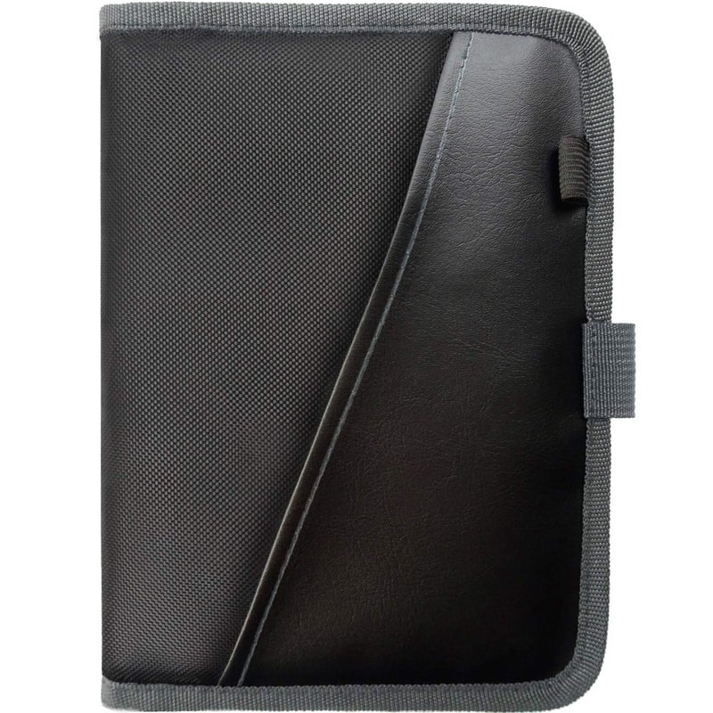 Glove Box Compartment Organizer Car Document Holder Owner Manual Case Pouch Vehicle Storage Wallet for Registration Insurance Card Premium Auto Paperwork Holder Log Book included Gray