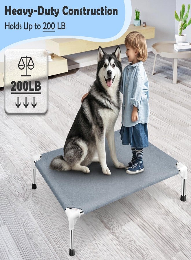 Makerfire Outdoor Dog Bed, Elevated Dog Bed Large Breed, Dog Cots Bed for Large Dogs, Portable Cooling Dog Beds for Large Dogs for Indoors, Outdoors, Beach - Image 2