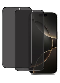 Tempered Glass for iPhone 16 Pro Max,[2 Pieces] Privacy Screen Protector Anti Spy 3D Screen Protector Full Coverage Compatible with iPhone 16 Pro Max
