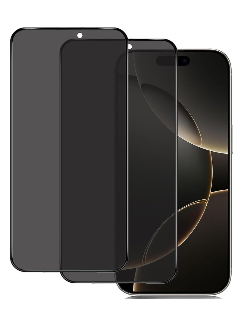 Generic - Tempered Glass for iPhone 16 Pro Max,[2 Pieces] Privacy Screen Protector Anti Spy 3D Screen Protector Full Coverage Compatible with iPhone 16 Pro Max - Image 1