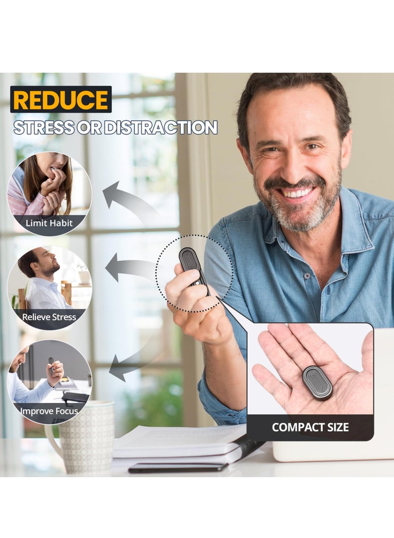 EDC Metal Fidget Slider Toys, Stress Relief EDC Fidget Slider Casual Metal Adult's Hand Toys Office Desk Toys Gifts for Anxiety and Stress, Cool Office Gadgets for Men, Magnet Desk Fidgets for Teens