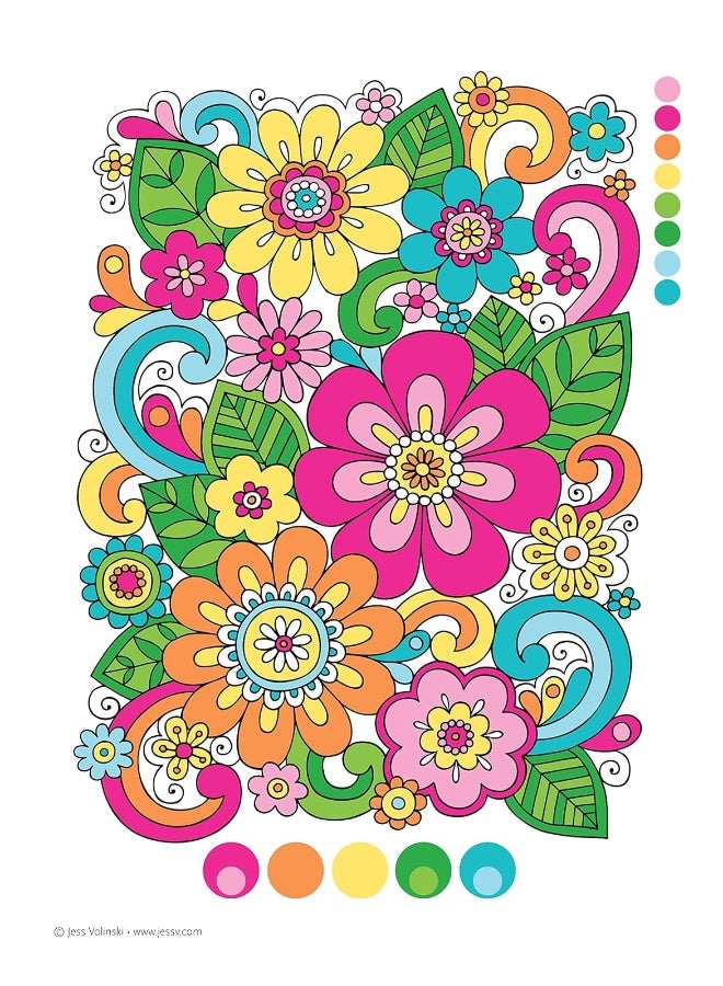 دفتر رسومات زهور - Image 2