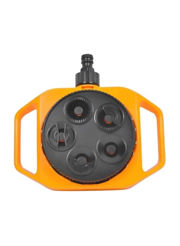 INGCO 3/4 Inch 5 in 1 Plastic Hose End Turret Sprinkler - HPS33061  - Image 1