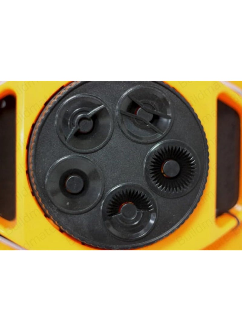 INGCO 3/4 Inch 5 in 1 Plastic Hose End Turret Sprinkler - HPS33061  - Image 2