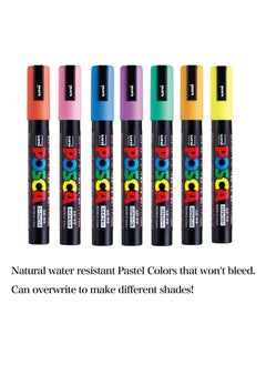 Uni Mitsubishi Uni Japan Paint Marker Full Range Bundle Set Marking Pen Medium Point Pc-5M 29 Colours ( 22 Standard & 7 Natural ) Japanese Domestic Market Product  - Image 3