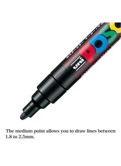 Uni Mitsubishi Uni Japan Paint Marker Full Range Bundle Set Marking Pen Medium Point Pc-5M 29 Colours ( 22 Standard & 7 Natural ) Japanese Domestic Market Product  - Image 5