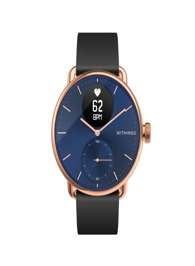 ويذينجز سوار معصم رياضي فاخر من الفلوروالاستومر من Withings، متوافق مع ساعات Steel HR و Steel HR Sport و Move ECG و Move و Steel و ScanWatch، أسود، 18 مم - Image 2