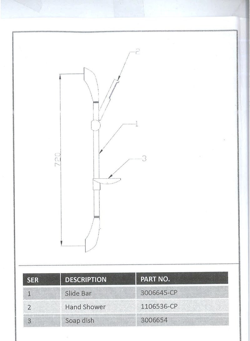 Jacob Delafon E45159 Complete Base Shift System 2 Rulers - Image 3
