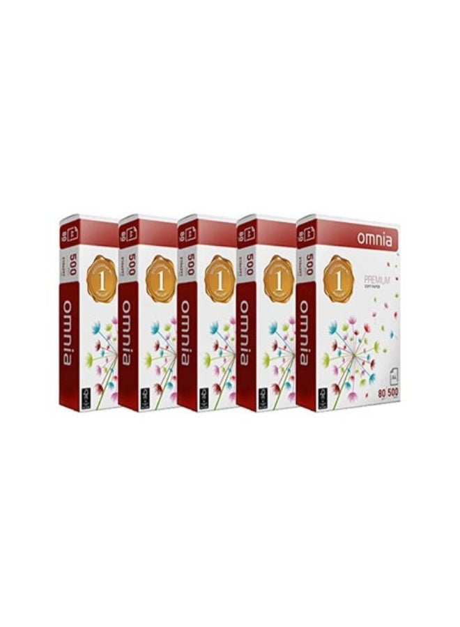 OMNIA Omnia 5 Packs Copy Paper, A4, 2500 Sheets  - Image 3
