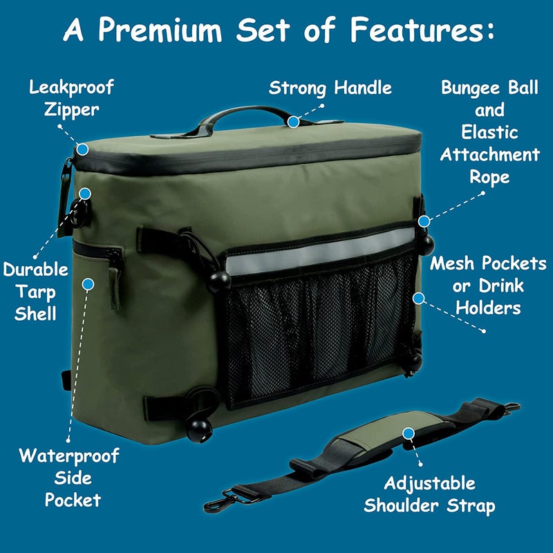 Kayak Seat Insulated Bag - Portable Shoulder Cooler for Outdoor Use - Image 3