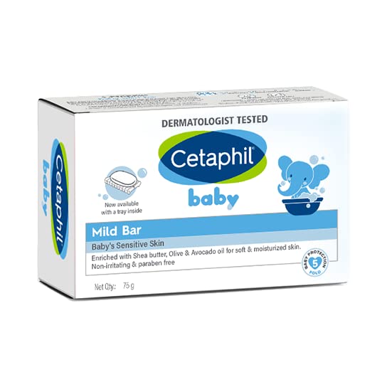 Cetaphil Baby Mild Bar for Face and Body Pack of 3 75g x 3 Sensitive Skin - Image 3