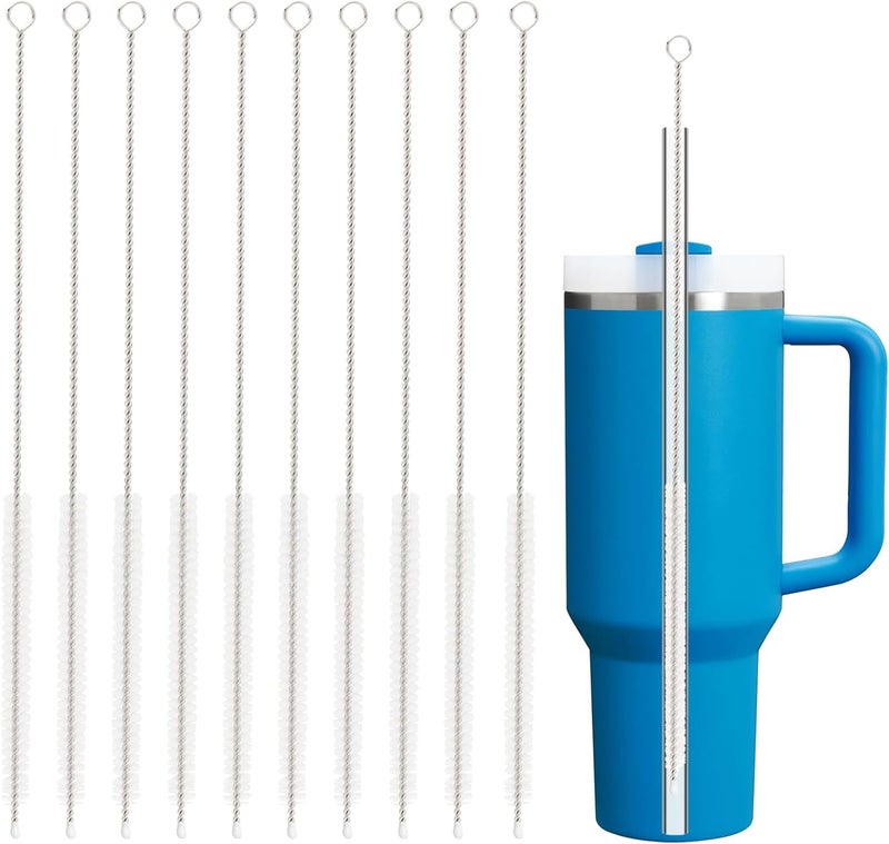 Beonsky 10-Piece Extra Long Straw Cleaner Brush Set for Stanley Mugs - Image 1
