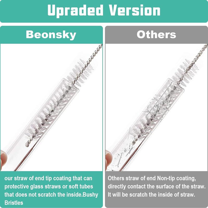 Beonsky 10-Piece Extra Long Straw Cleaner Brush Set for Stanley Mugs - Image 3