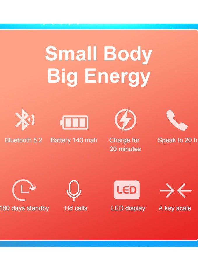 AL RAID Incoming Call Vibration K55 Bluetooth Headset Lavalier Retractable Cable Smart Bluetooth Headset Sports Single Ear In-Ear Gold - Image 3