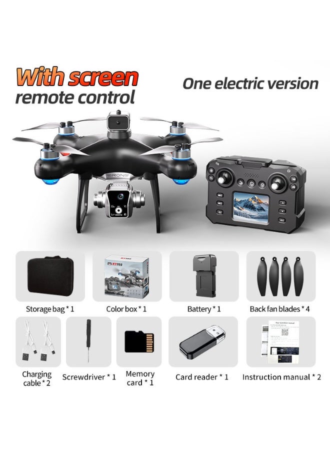 KY102 Drone With Screen Remote 4K Dual Camera Localization Brushless 360 Obstacle Avoidance WIFI RC Quadcopter Drones - Image 2