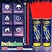 Taikula 200 Pack 8 Glow Sticks Bulk Party Favors Red Light Up Sticks with Connectors Neon Glow in the Dark Party Supplies Bracelets for Holiday Birthday Party Decoration Red - Image 4