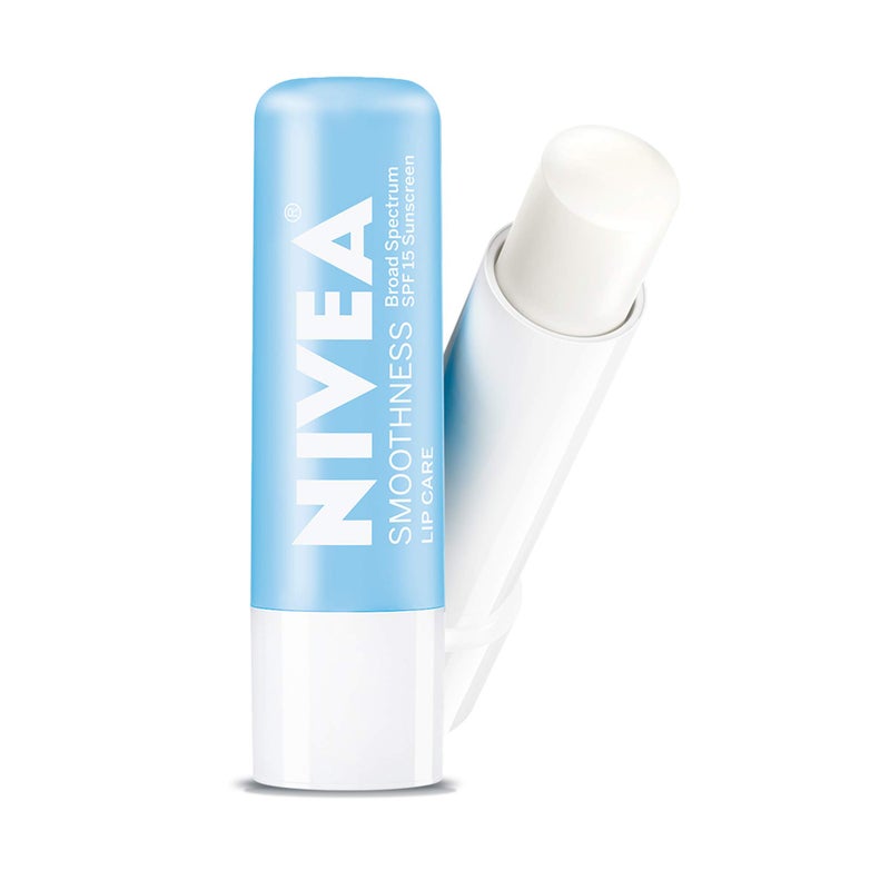 NIVEA Smoothness Lip Care - Broad Spectrum SPF 15 For Chapped Lips - .17 oz. Stick - Image 2
