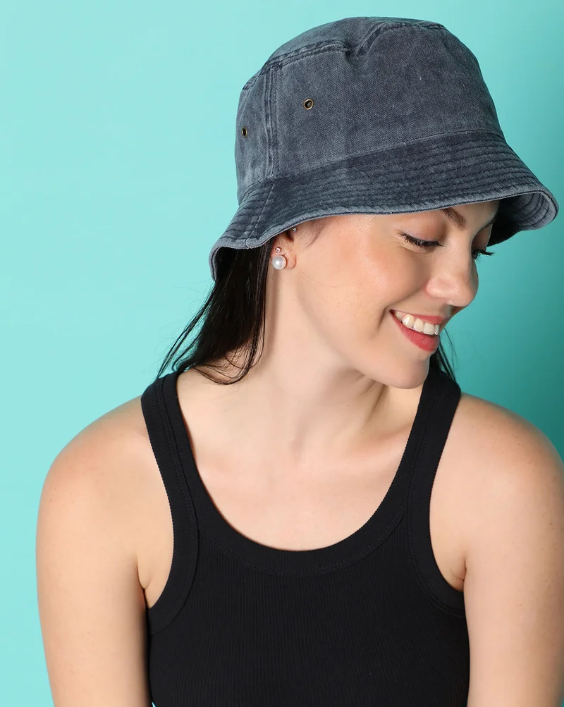 Haute Sauce Blue Vintage Bucket Hat