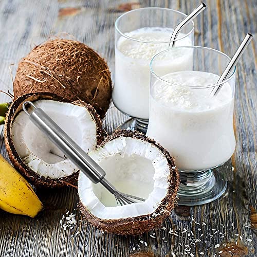 TASKHOUSE Stainless Steel Young Water Punch Tap Drill Straw Hole Opener Tool Coconut Meat Removal Knife Grater Slicer Set (Coconut Drill + Coconut Remover) - Image 5