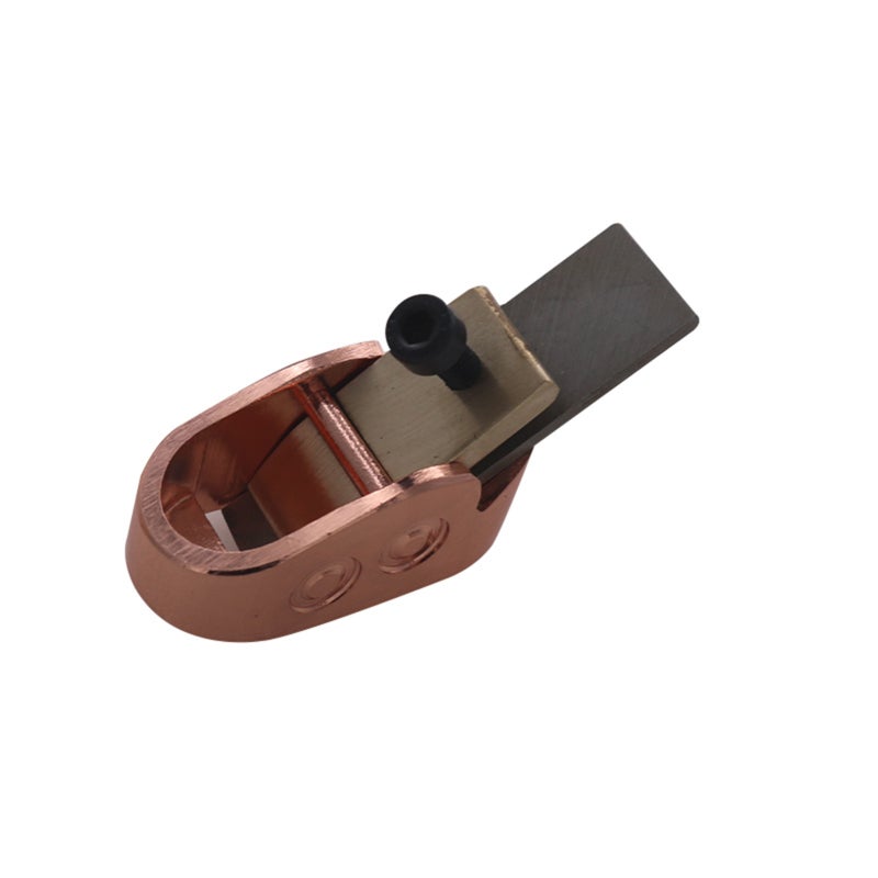 Brass Plane Cutter: Rose Gold, 5 Sizes, Curved Sole, Adjustable Screw, Sharp Steel Blades - Exquisite Durable Body, Flexible Efficient Use for DIY Violin Cello Wood Instrument Woodworking - Image 4